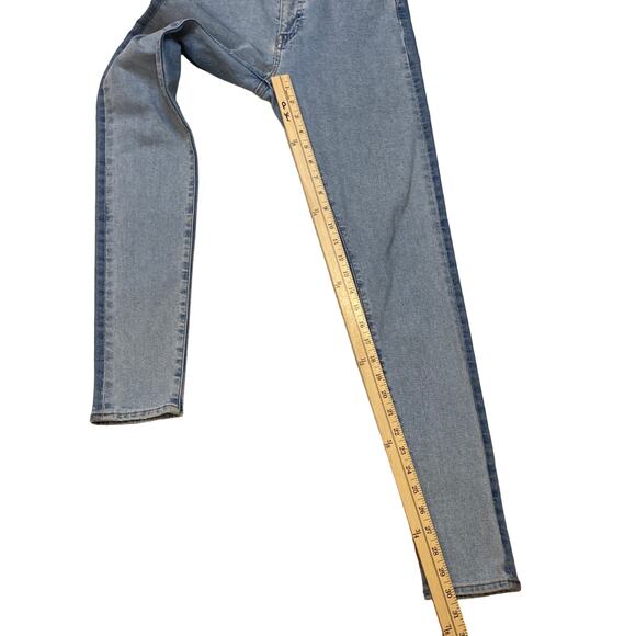 Levis Made & Crafted 2 Tone High Rise Skinny Jeans Womens 28x30 Japanese Denim - Picture 11 of 12